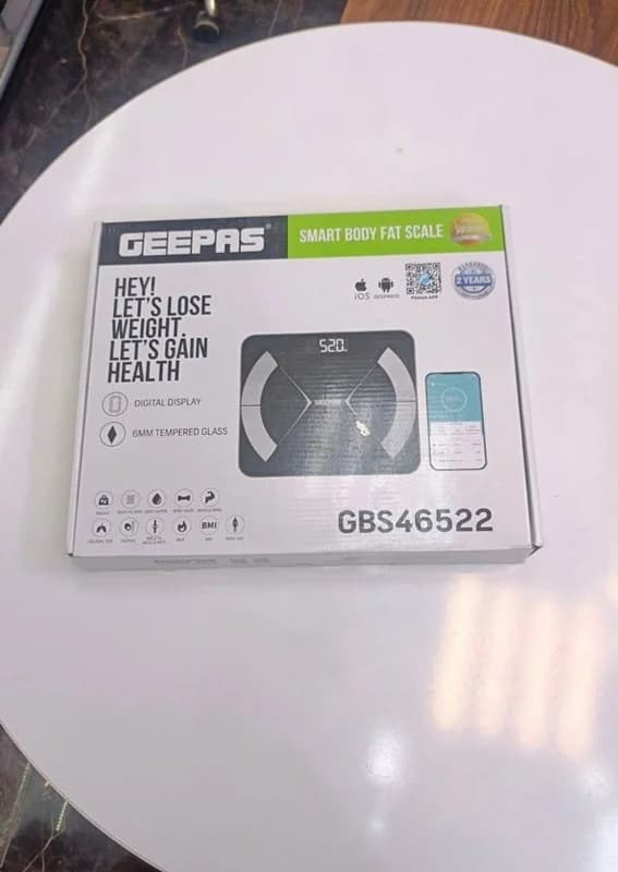 ترازو دیجیتال جی پاس مدل GBS46522 ا smart body fat scale — تصویر ۵