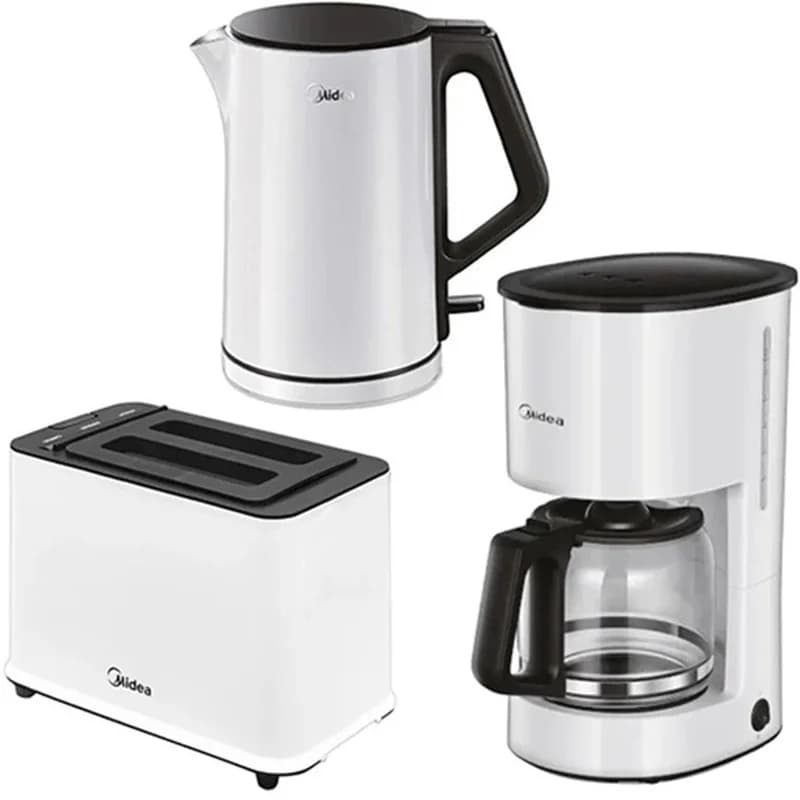 ست صبحانه میدیا کتری،قهوه ساز،توستر MBS-ckt1 ا Midea MBS-ckt1 BEAKFAST SET — تصویر ۲