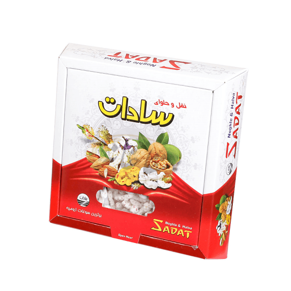 نقل درشت گردویی همراه با گلاب 500گرمی