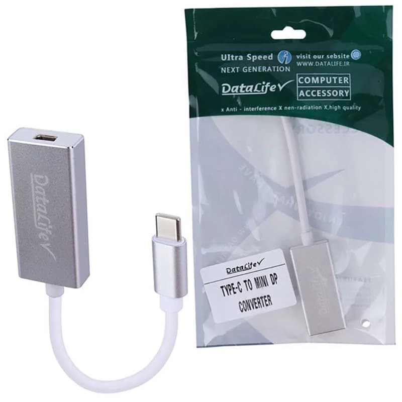 تبدیل Type-C به Mini DisplayPort دیتالایف | انتقال تصویر — تصویر ۳