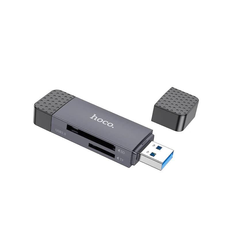رم ریدر هوکو Type-C | USB 2.0 با پشتیبانی از SD و MicroSD — تصویر ۶