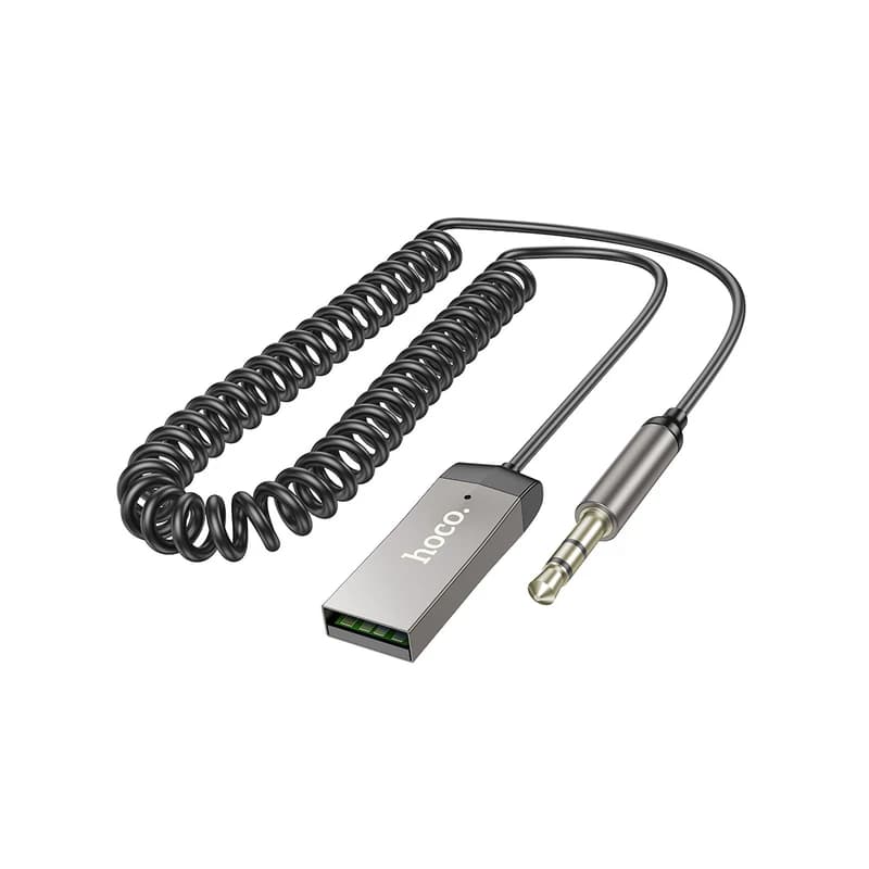 دانگل بلوتوث خودرو و اسپیکر HOCO E78 | AUX to USB — تصویر ۷