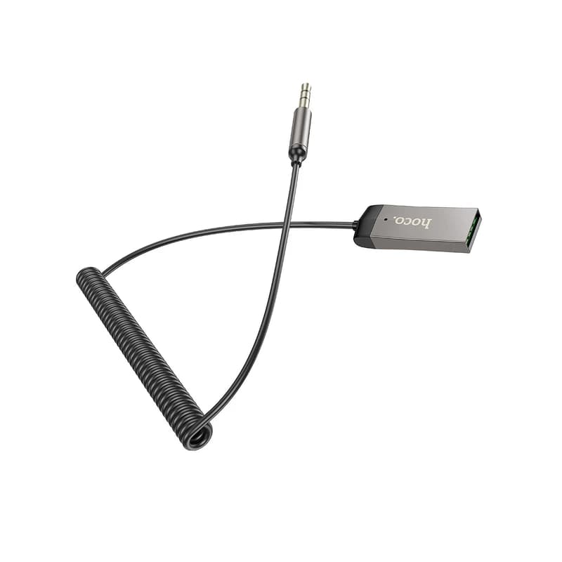 دانگل بلوتوث خودرو و اسپیکر HOCO E78 | AUX to USB — تصویر ۴