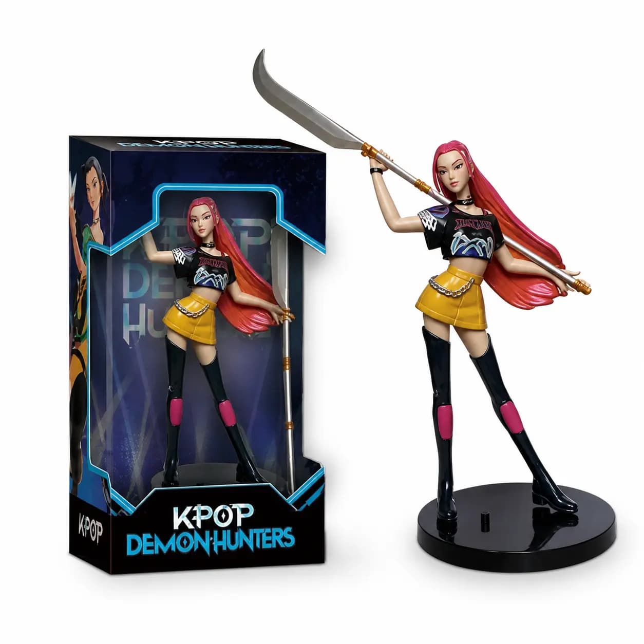 ست ۳ عددی عروسک شکارچیان شیاطین کی پاپ (K-Pop Demon Hunters) – مدل‌های زویی، میرا و رومی — تصویر ۳