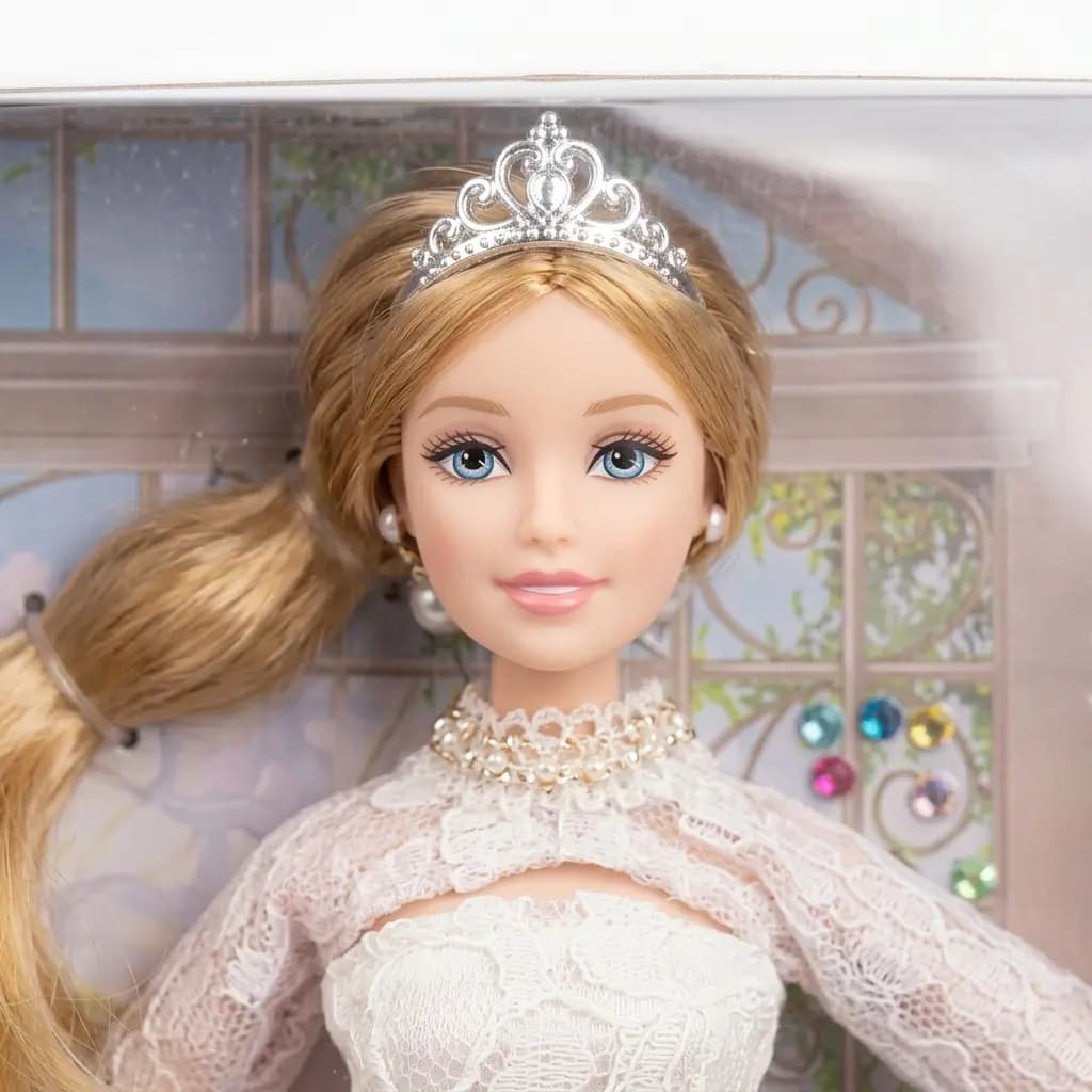 عروسک استاری اسکای ۳۰ سانتی‌متری مدل Princess Style با لباس سفید و لوازم جانبی — تصویر ۳