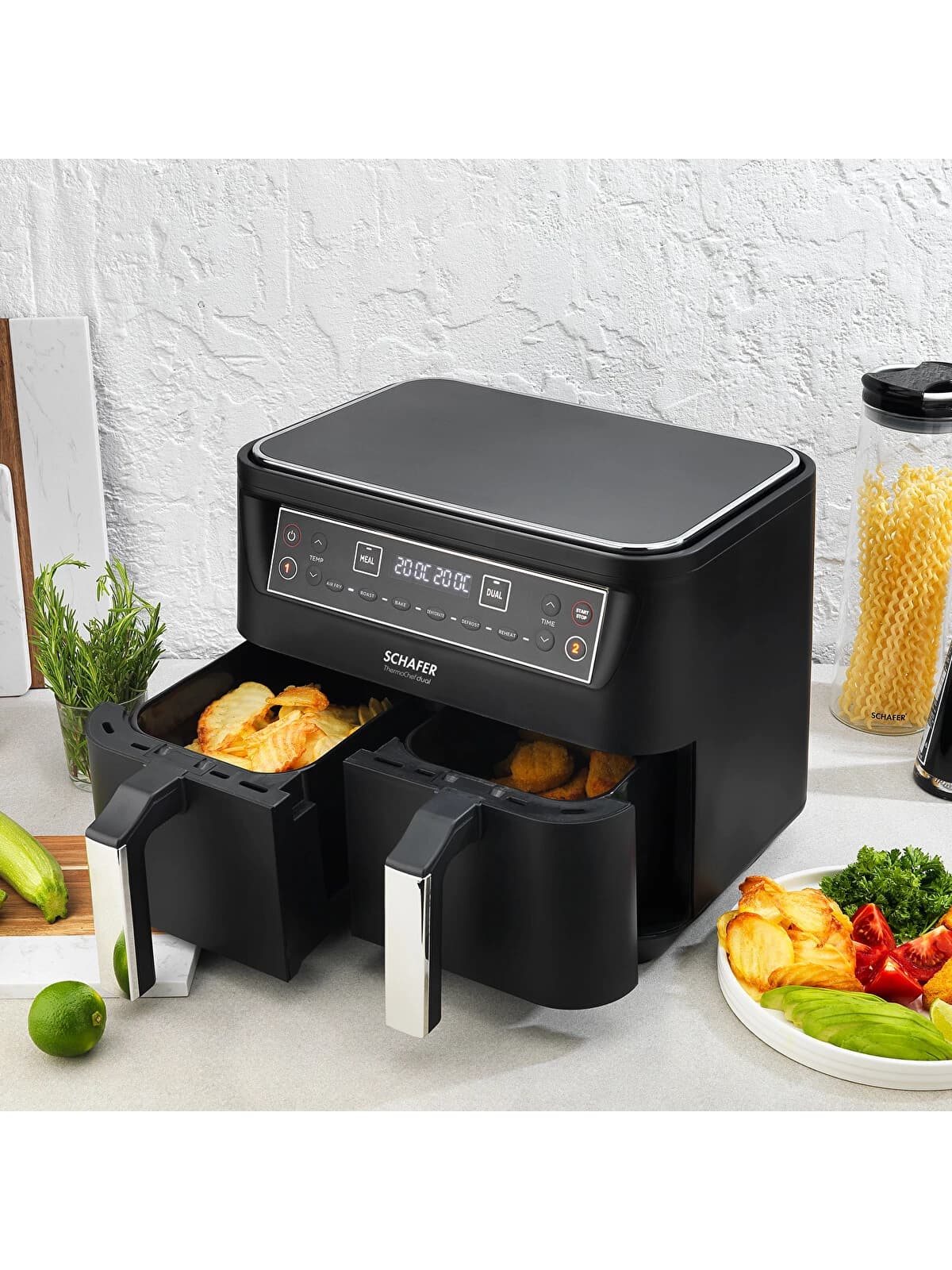 هواپز رژیمی شافر ۸ لیتری دو مخزن مدل Thermochef — تصویر ۴