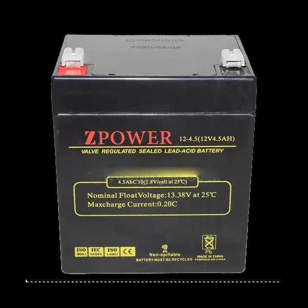 باتری 4/5 آمپر ZPOWER