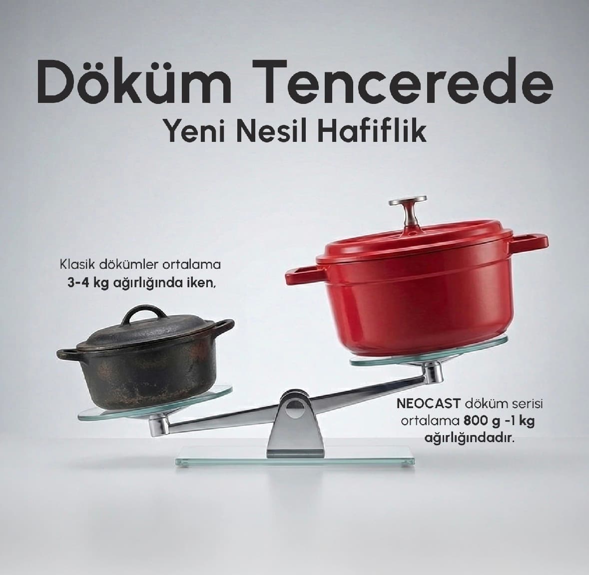 ست قابلمه کاراجا مدل swiss crystal Neocast رنگ قرمز — تصویر ۲