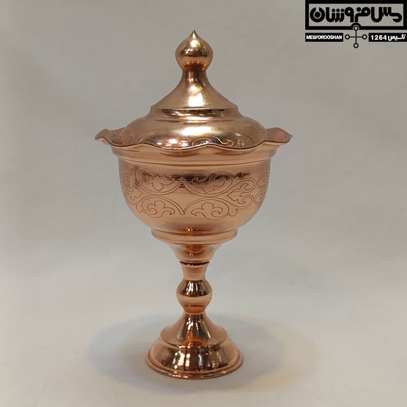 قندان مسی مدل پولیچ — تصویر ۸
