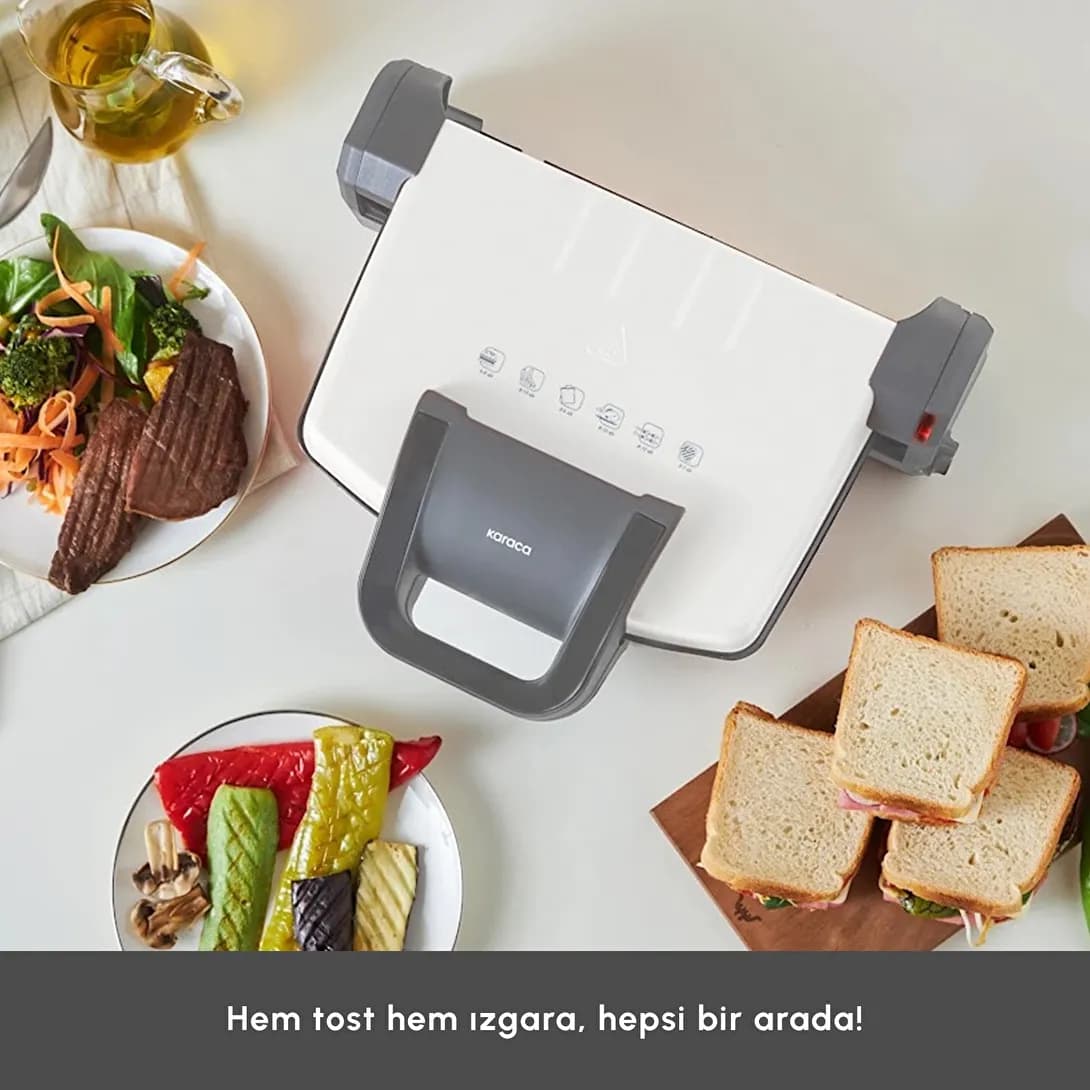 گریل و تستر کاراجا مدل Future Essential کرم طوسی