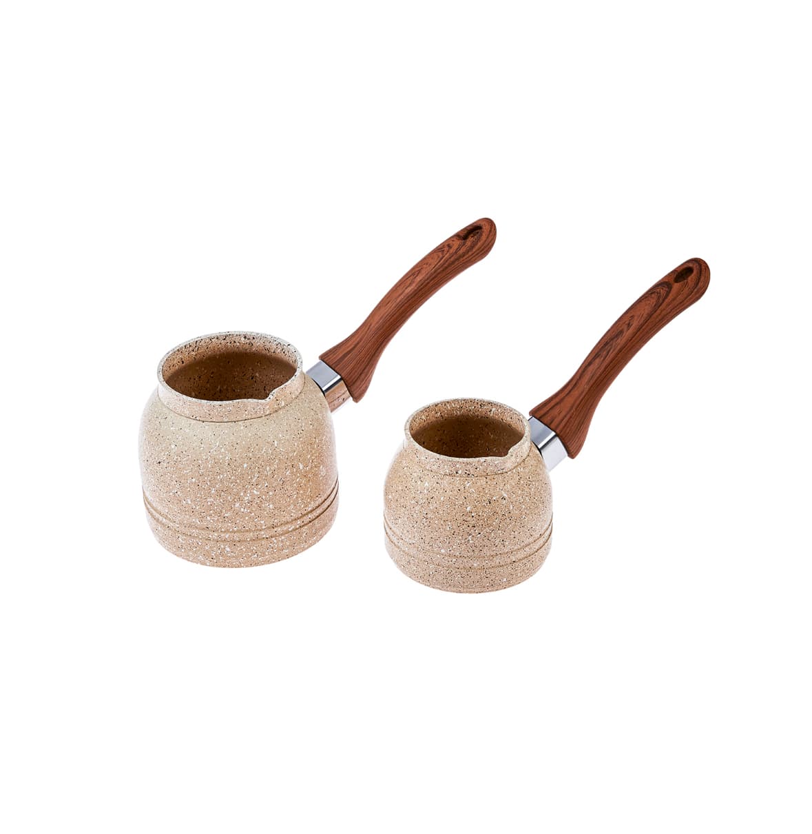 قهوه جوش ۲ عددی کاراجا مدل wood stone