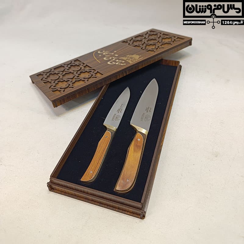 سرویس 2 تایی چاقو آشپزخانه زنجان ست زنگار — تصویر ۵