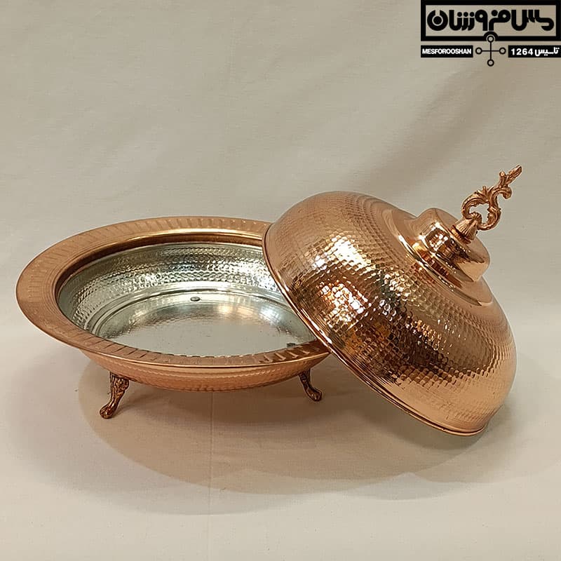 مرغ خوری مسی سایز 2 مدل رویا — تصویر ۶