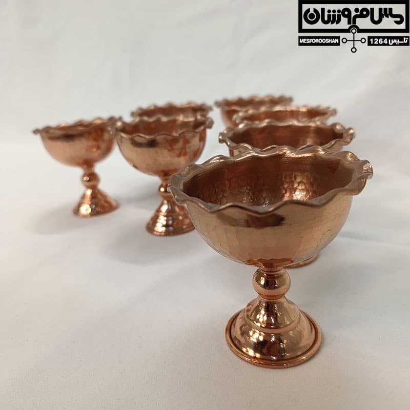 هفت‌سین مسی چکشی زنجان مدل ماهسان — تصویر ۶