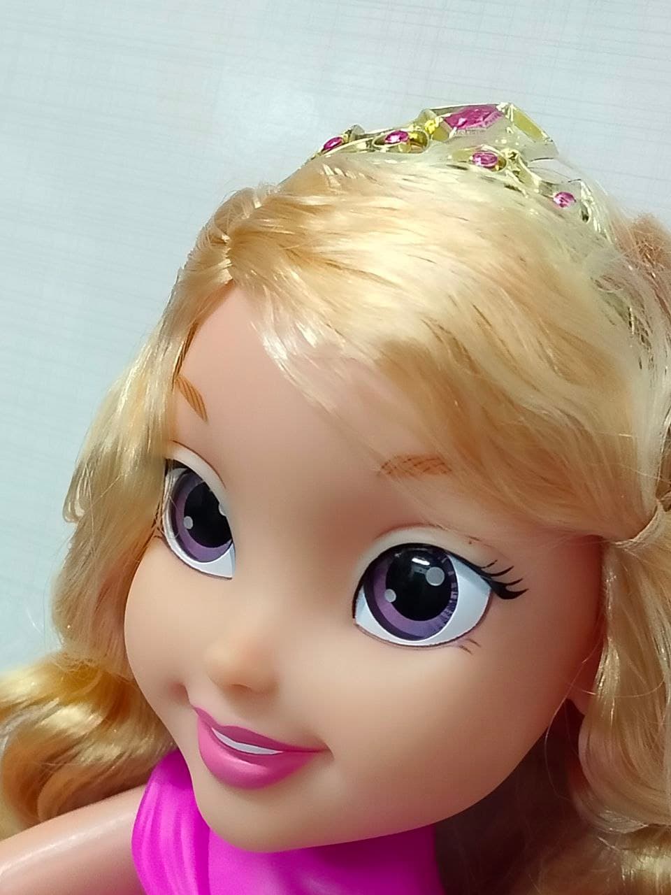 عروسک آرورا زیبای خفته چشم تیله ای اورجینال دیزنی — تصویر ۶
