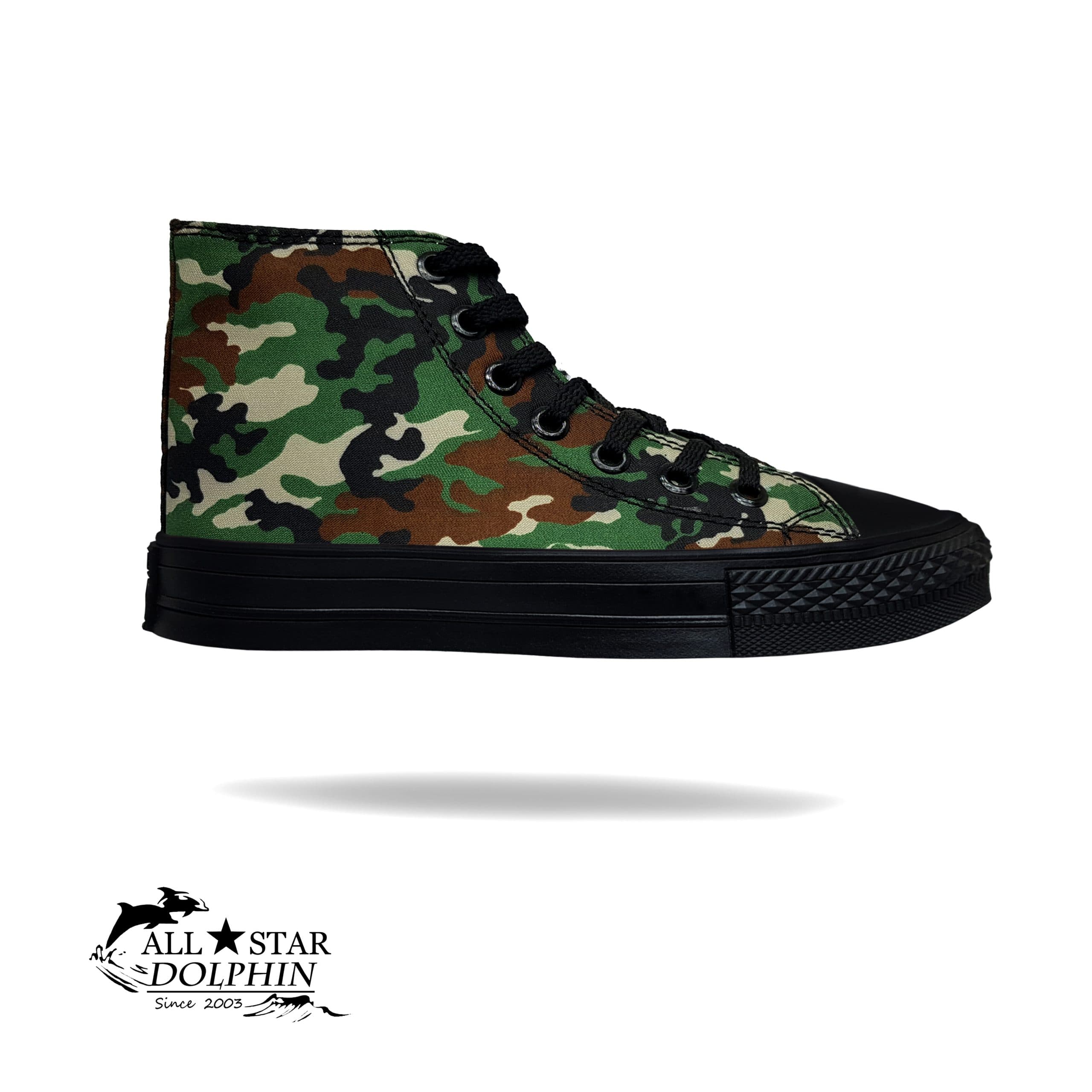 کتونی آل استار ساق بلند کلاسیک ارتشی سبز (All Star)