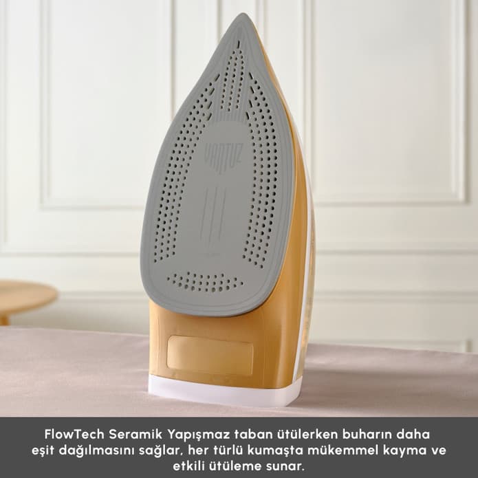 اتو کاراجا مدل Vantuz Ultrasteam سفید — تصویر ۸