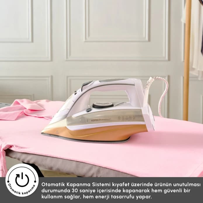 اتو کاراجا مدل Vantuz Ultrasteam سفید