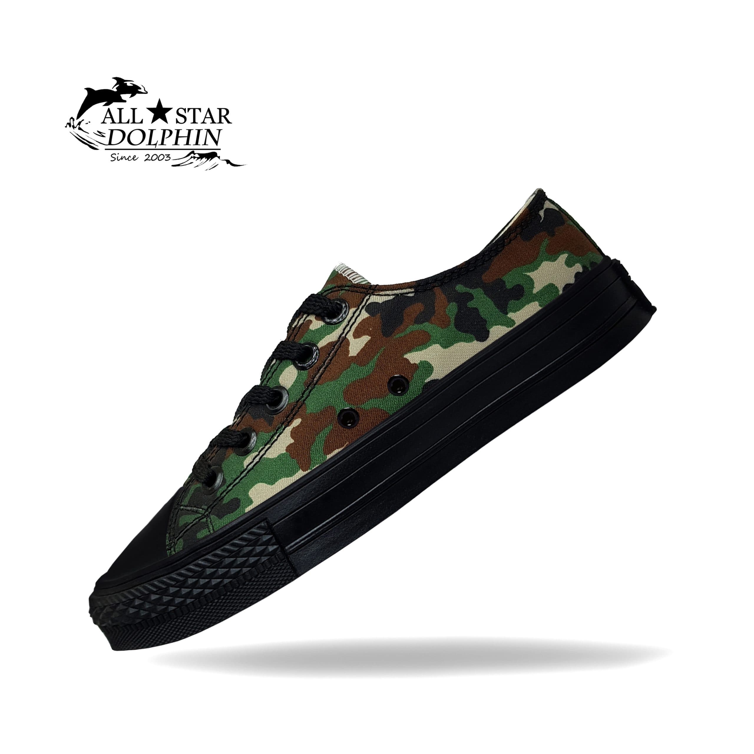کتونی آل استار ساق کوتاه کلاسیک ارتشی سبز (All Star) — تصویر ۳