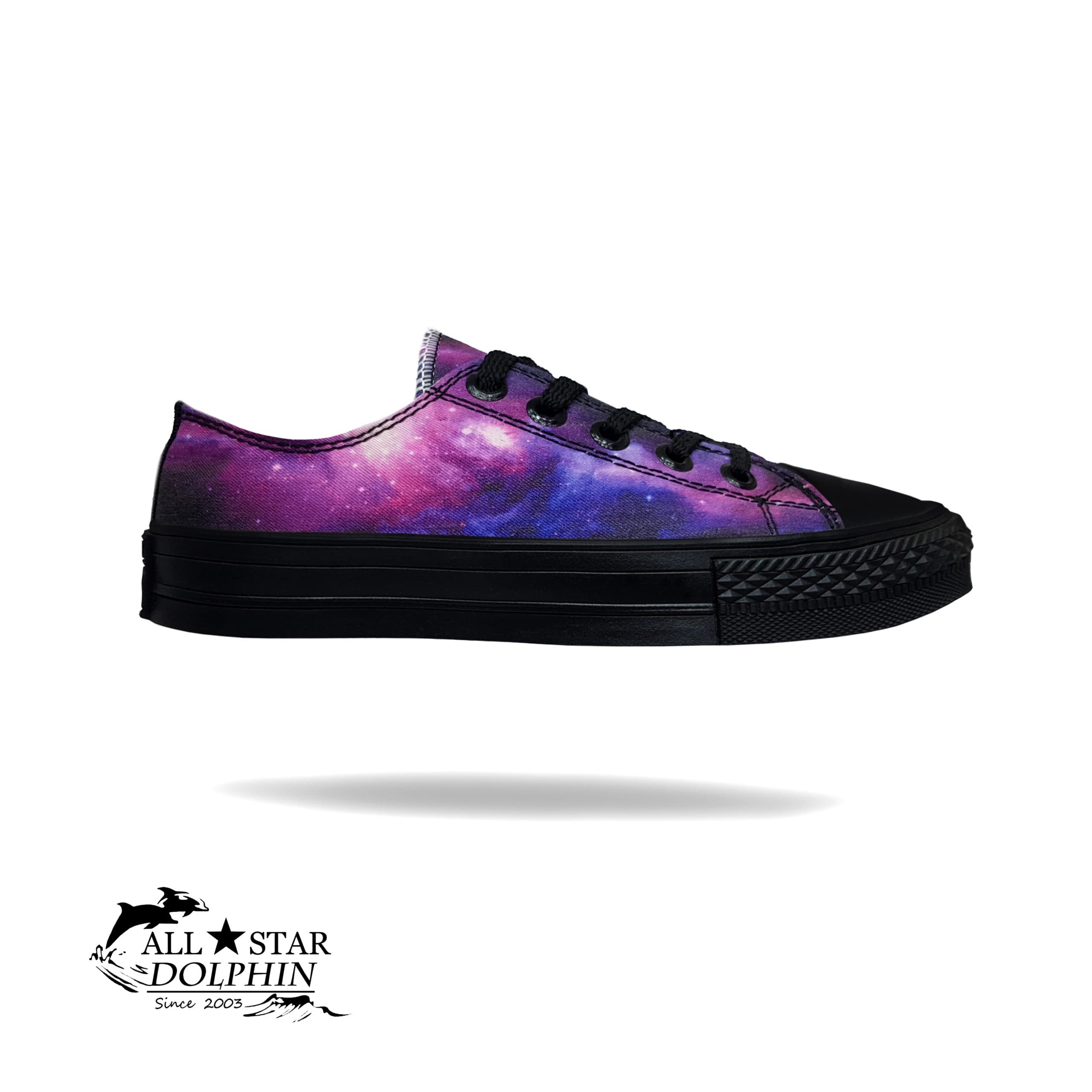 کتونی آل استار ساق کوتاه گلگسی مشکی لژ تمام مشکی (All Star)