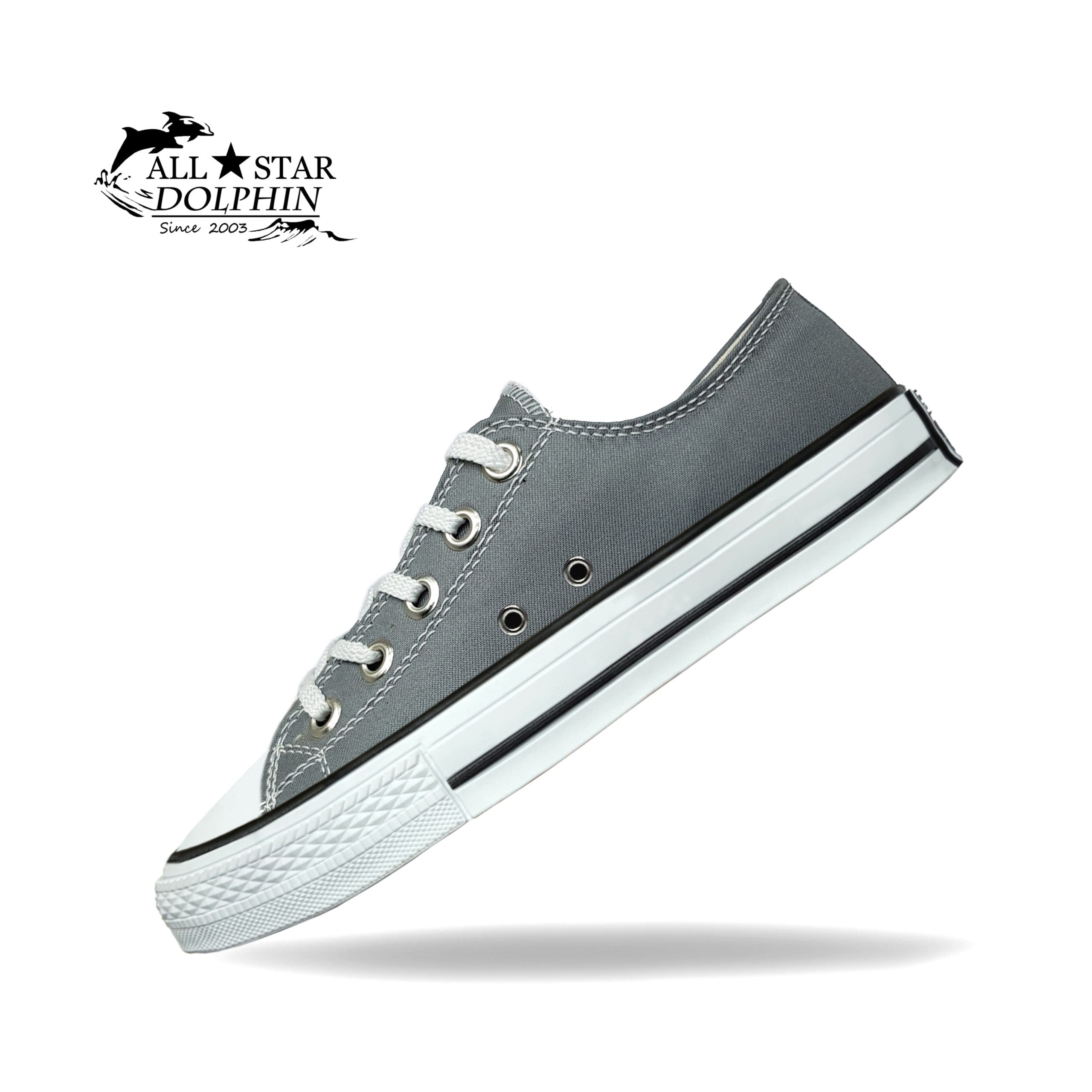 کتونی آل استار ساق کوتاه کلاسیک طوسی (All Star) — تصویر ۳