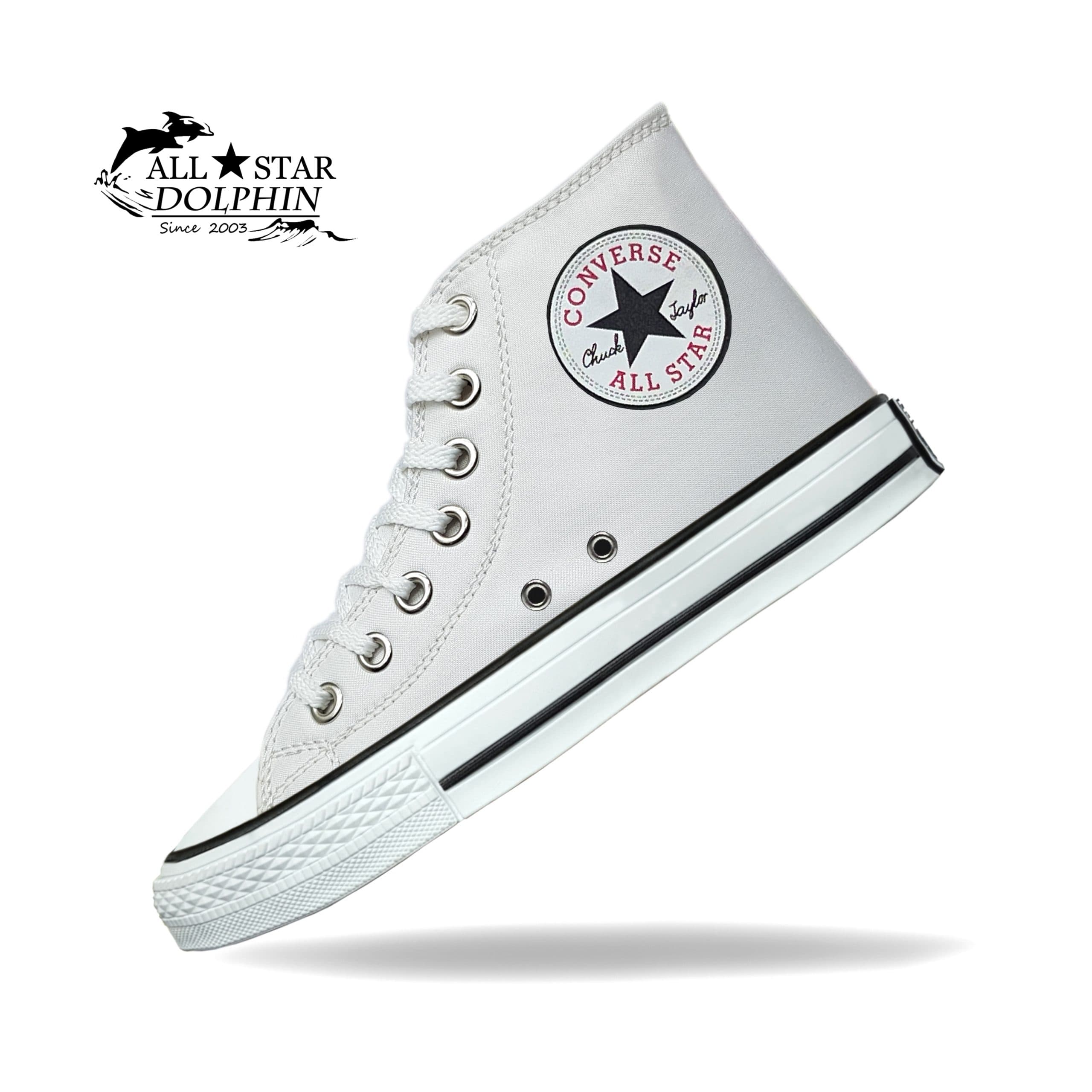 کتونی آل استار ساق بلند طرح پانیشر سفید (All Star) — تصویر ۳
