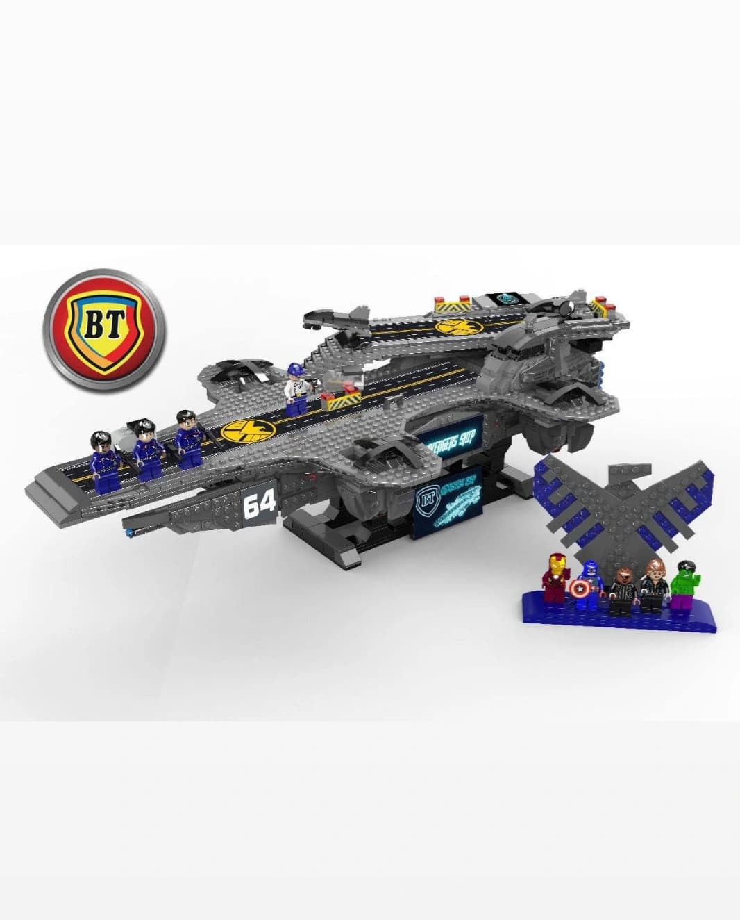 ست لگو هلی‌کریر مارول BT – مدل S.H.I.E.L.D. Helicarrier با ۲۱۸۳ قطعه