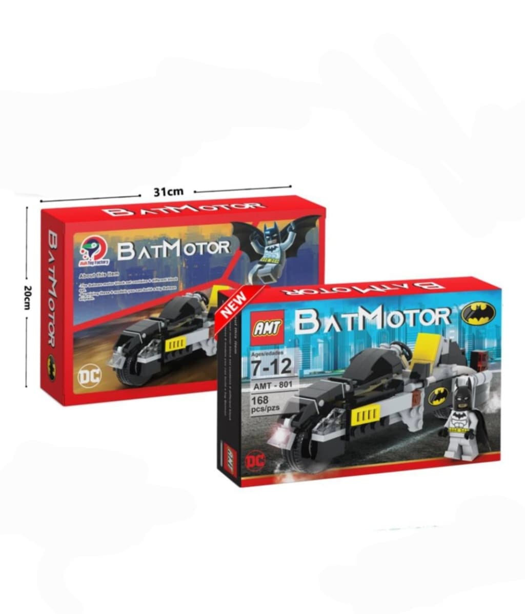 ست لگو بتمن موتور AMT BATMOTOR – مجموعه ساختنی با 168 قطعه