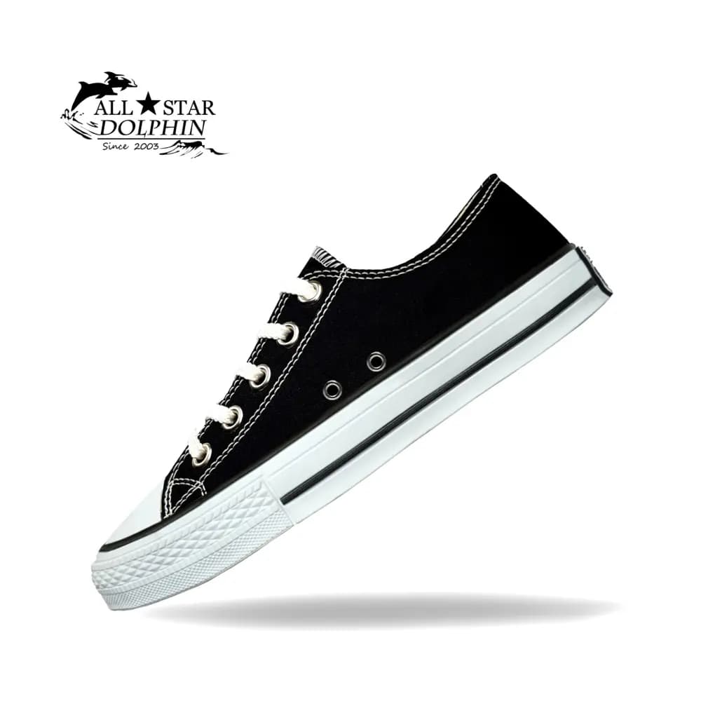 کتونی آل استار ساق کوتاه مشکی کلاسیک (All Star) — تصویر ۳