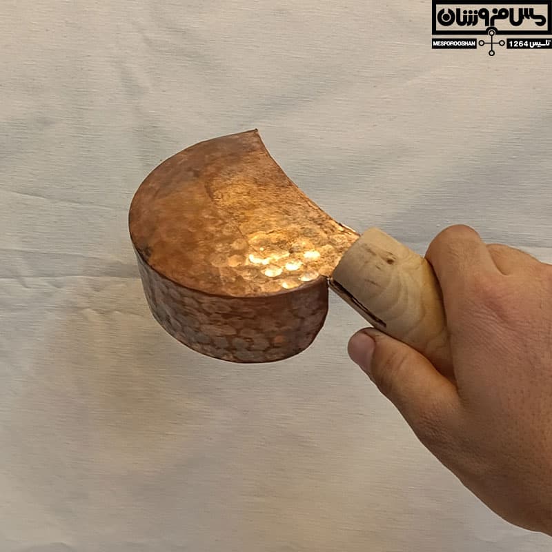 کاردک مسی دستساز شیره گیری گیاه مدل کتیرا — تصویر ۷