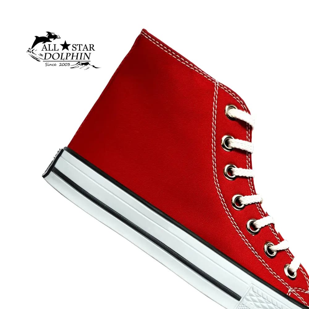 کتونی آل استار ساق بلند کلاسیک قرمز (All Star) — تصویر ۲