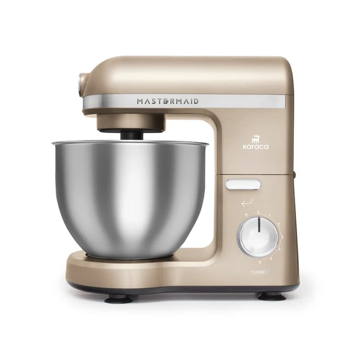 همزن کاسه ای حرفه ای کاراجا مدل Mastermaid chef pro çift بژ — تصویر ۲