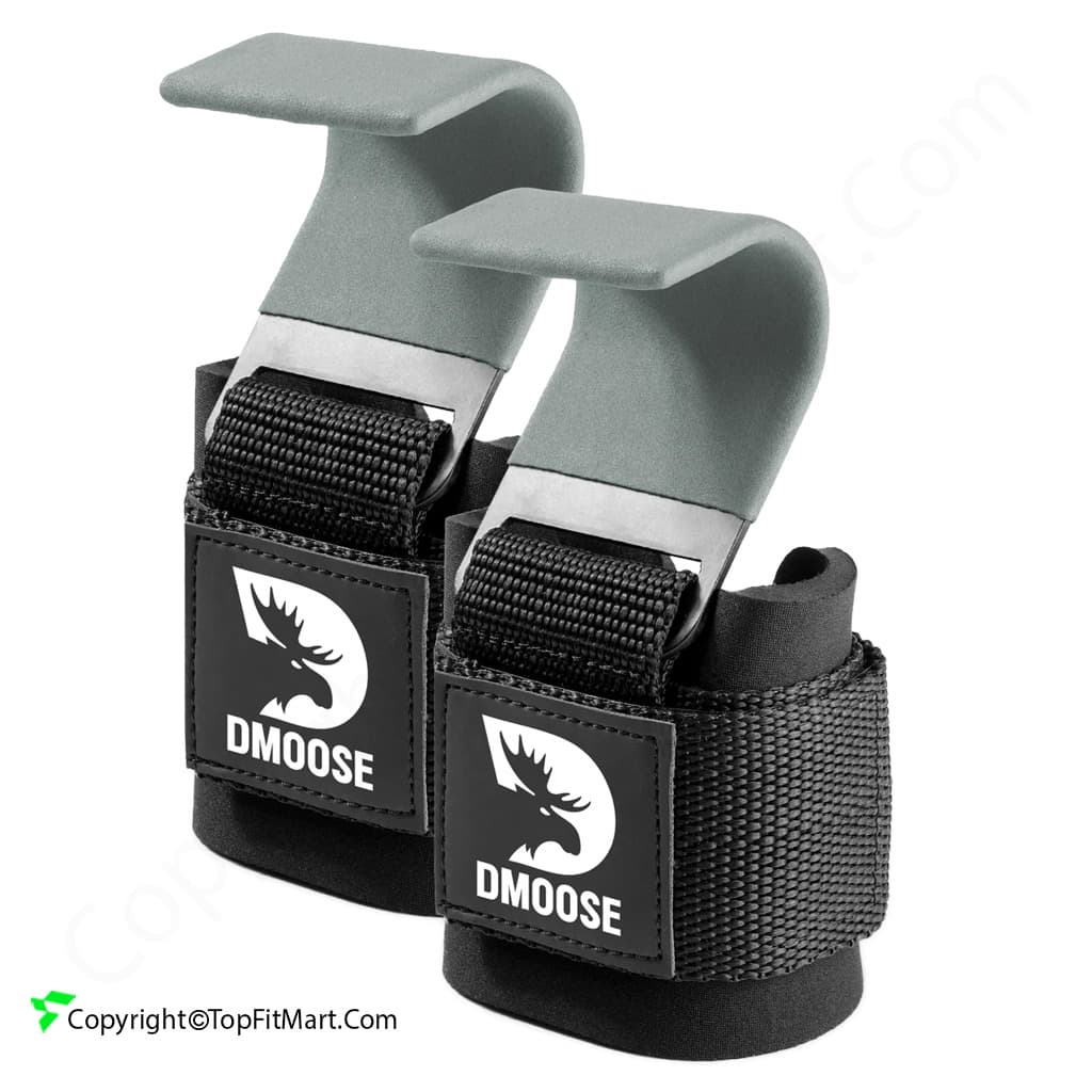اینترنتی بند لیفت بدنسازی قلابدار دیموس مدل Weightlifting Hooks-60 بسته 2 عددی — تصویر ۴