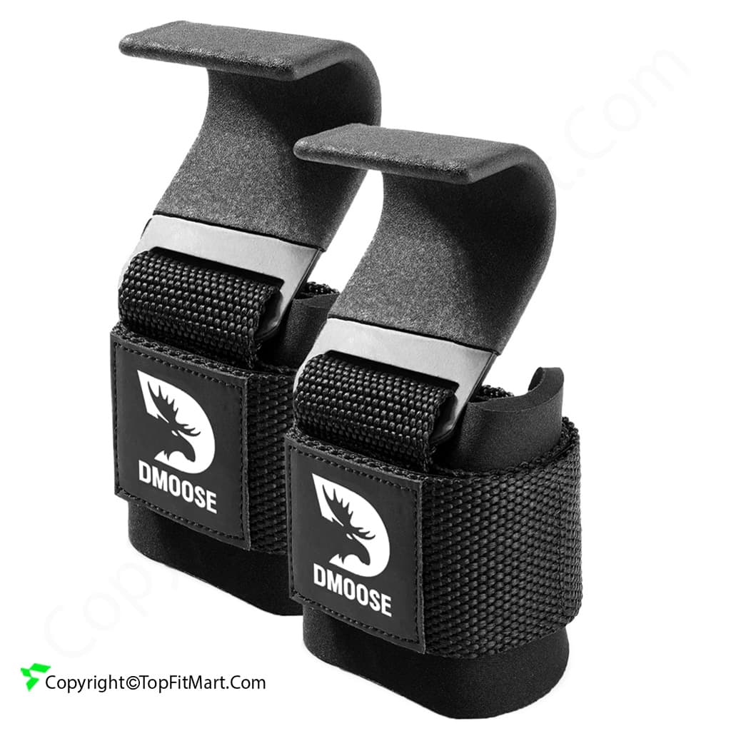 اینترنتی بند لیفت بدنسازی قلابدار دیموس مدل Weightlifting Hooks-60 بسته 2 عددی — تصویر ۵