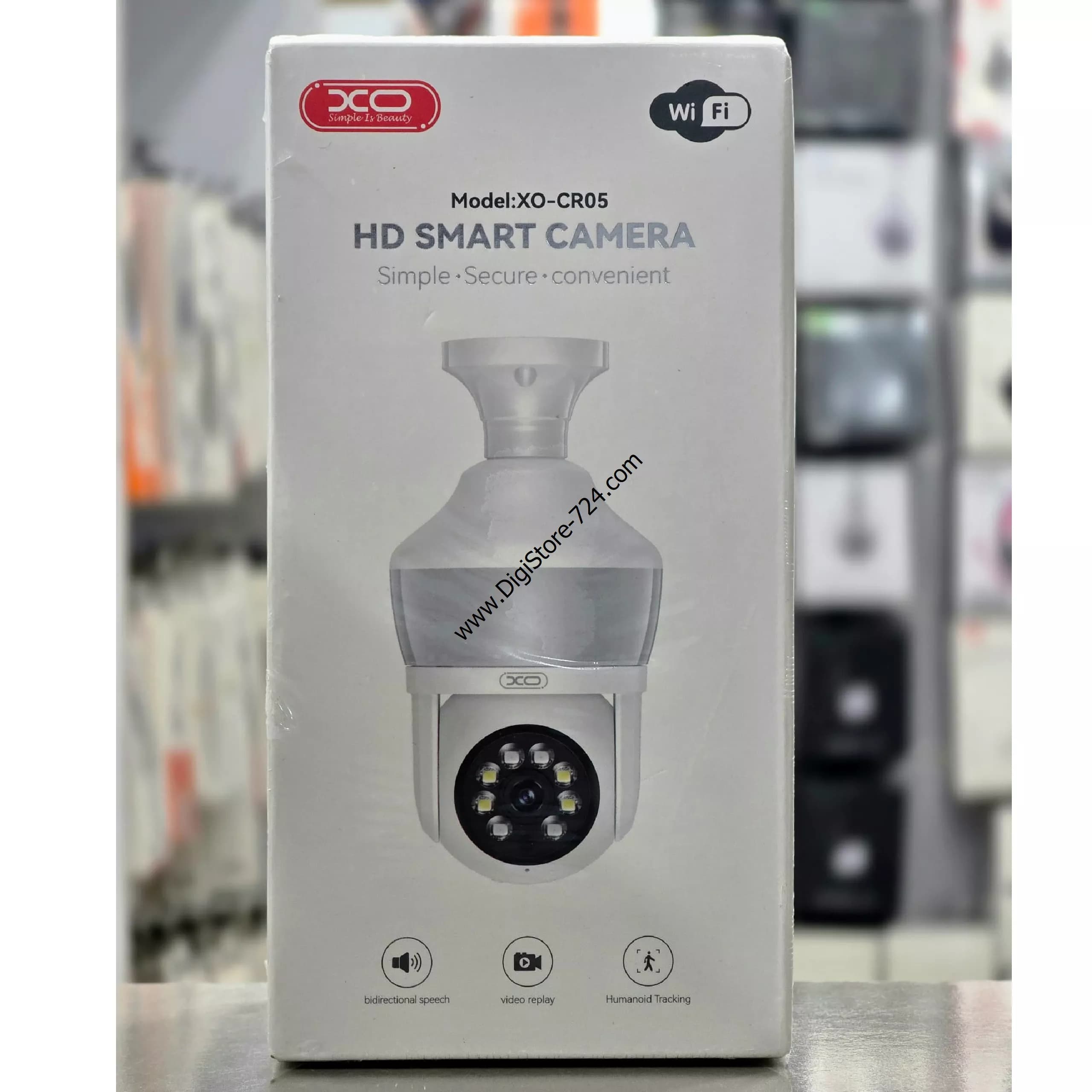 دوربین مداربسته چرخشی بیسیم xo مدل CR05 — تصویر ۲
