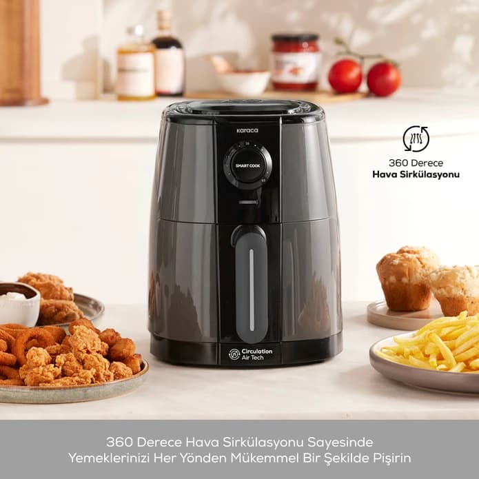 هواپز رژیمی کاراجا مدل Smart Cook رنگ نوک مدادی