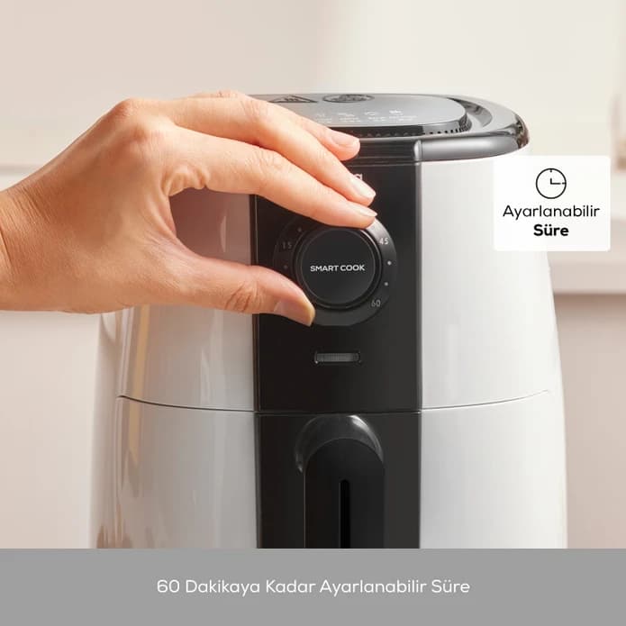 هواپز رژیمی کاراجا مدل Smart Cook رنگ سفید — تصویر ۸