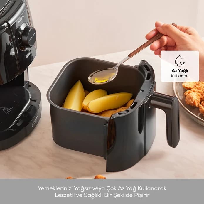 هواپز رژیمی کاراجا مدل Smart Cook رنگ سفید — تصویر ۲