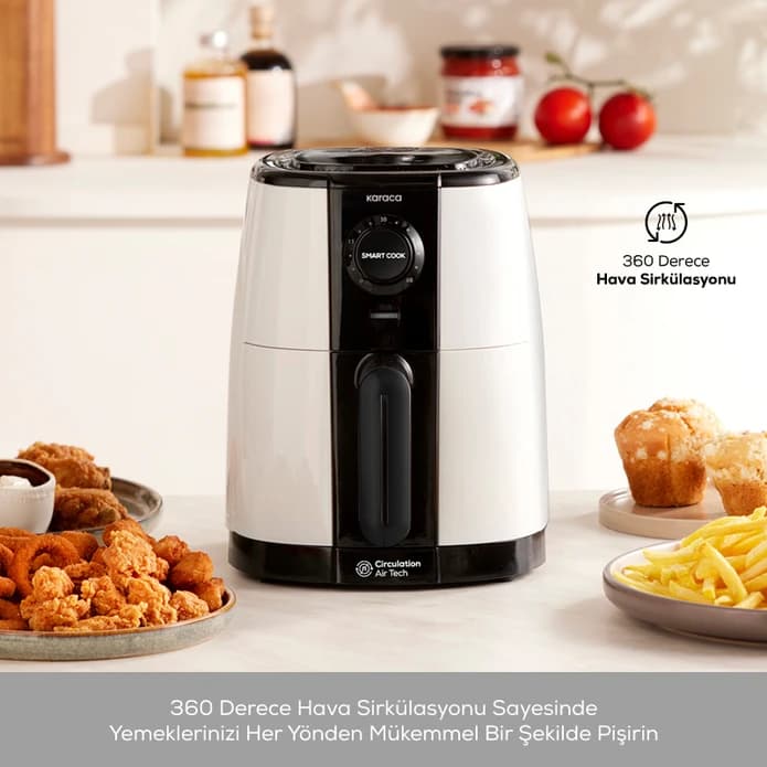 هواپز رژیمی کاراجا مدل Smart Cook رنگ سفید