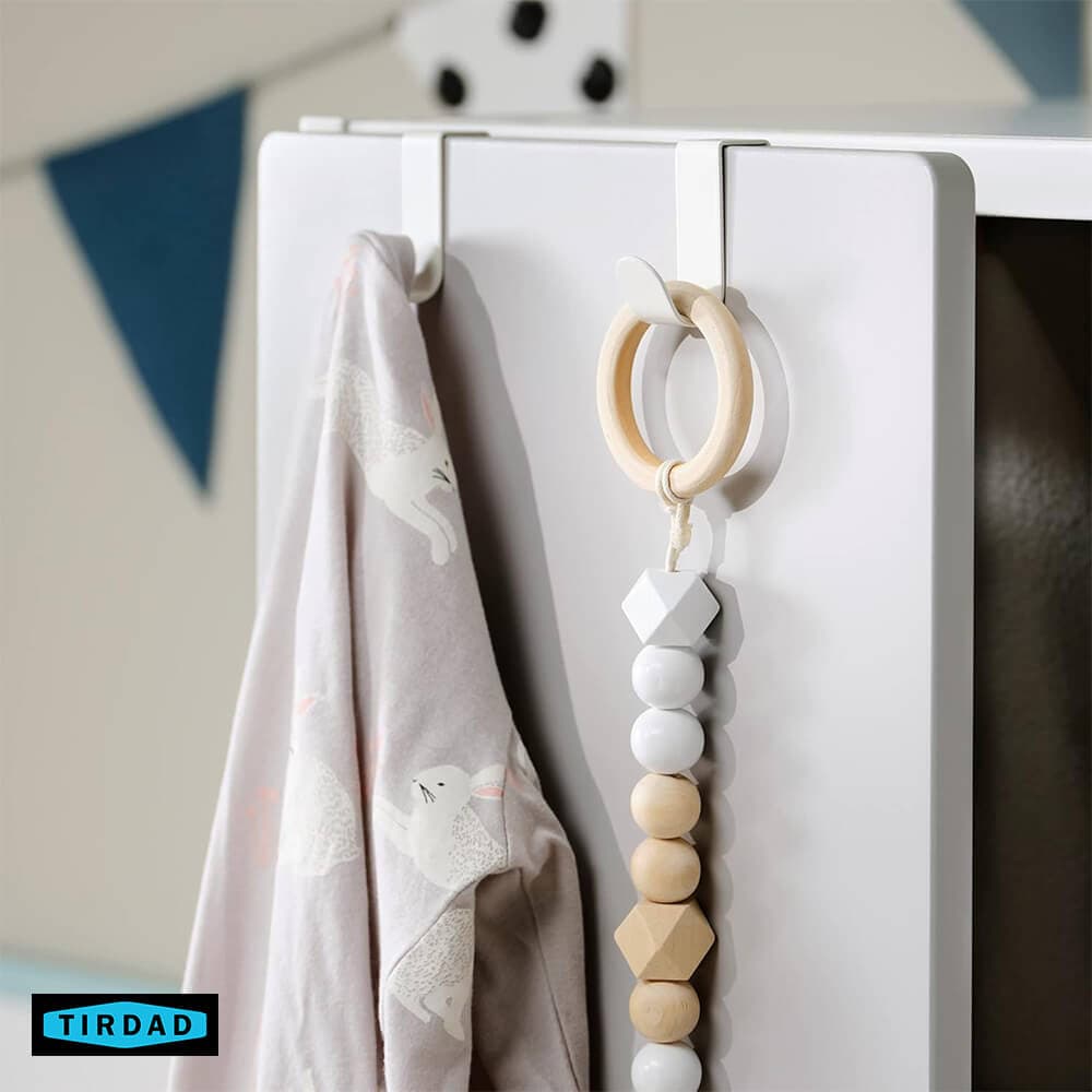 قلاب آویز درب کابینت تیرداد مدل گیرک بسته 4 عددی | تیردادهوم — تصویر ۳