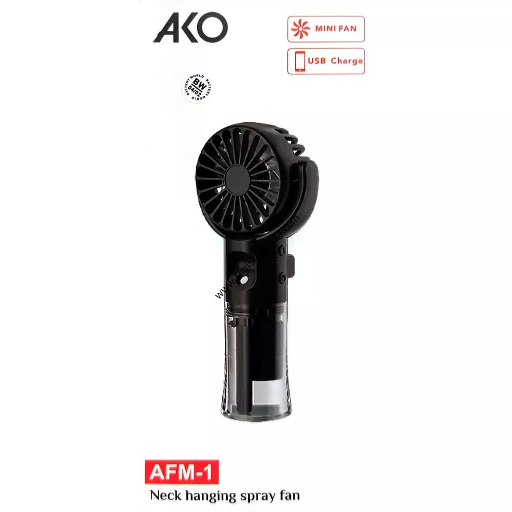 پنکه رطوبت ساز شارژی دستی مدل AMF-1 — تصویر ۵
