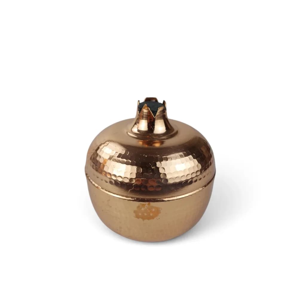 ظرف شکلات مسی طرح انار کد PI5519 — تصویر ۲