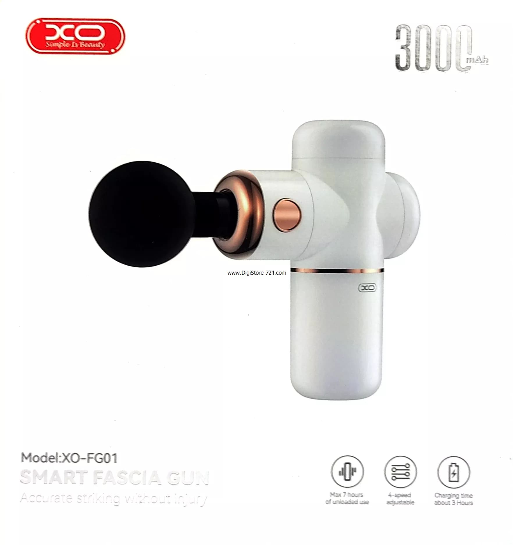 مینی ماساژور تفنگی ایکس او FG01 — تصویر ۳