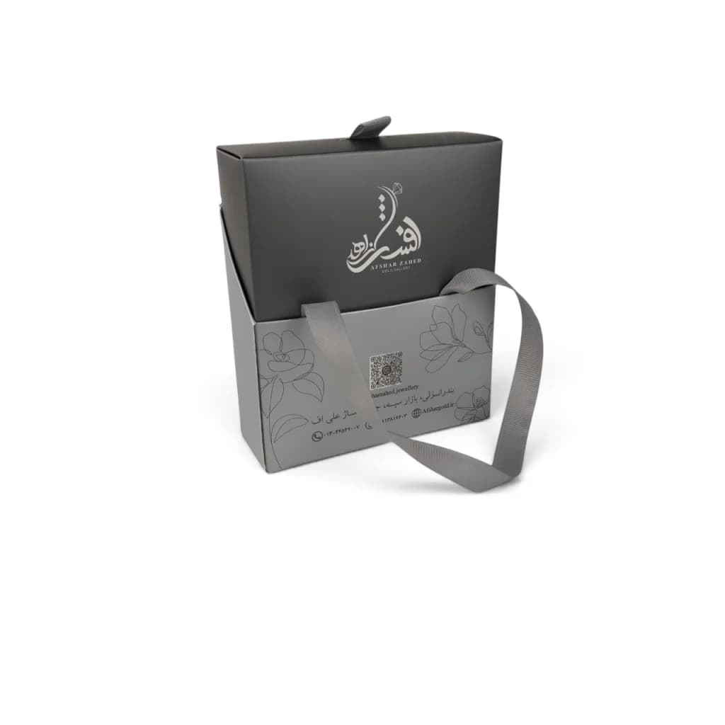 جعبه طلا نیم ست ایندربرد طرح برش مورب کد BG5505 — تصویر ۷