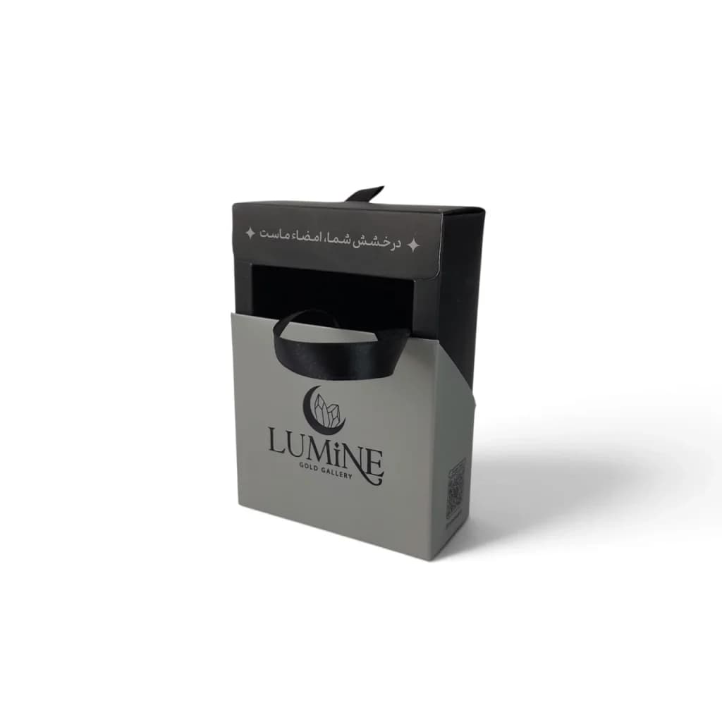 جعبه طلا نیم ست ایندربرد طرح برش مورب کد BG5505 — تصویر ۶