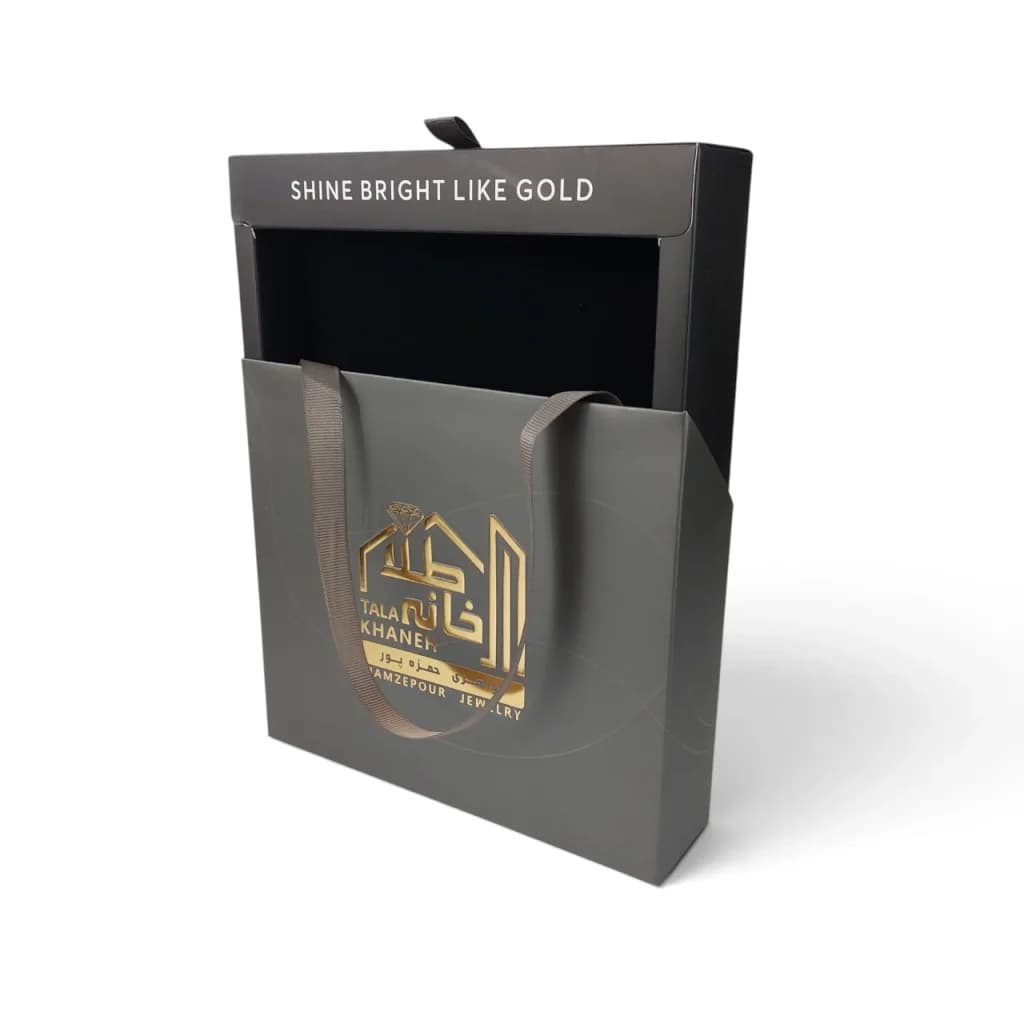 جعبه سرویس طلا ایندربرد طرح مورب کد BG5506 — تصویر ۲