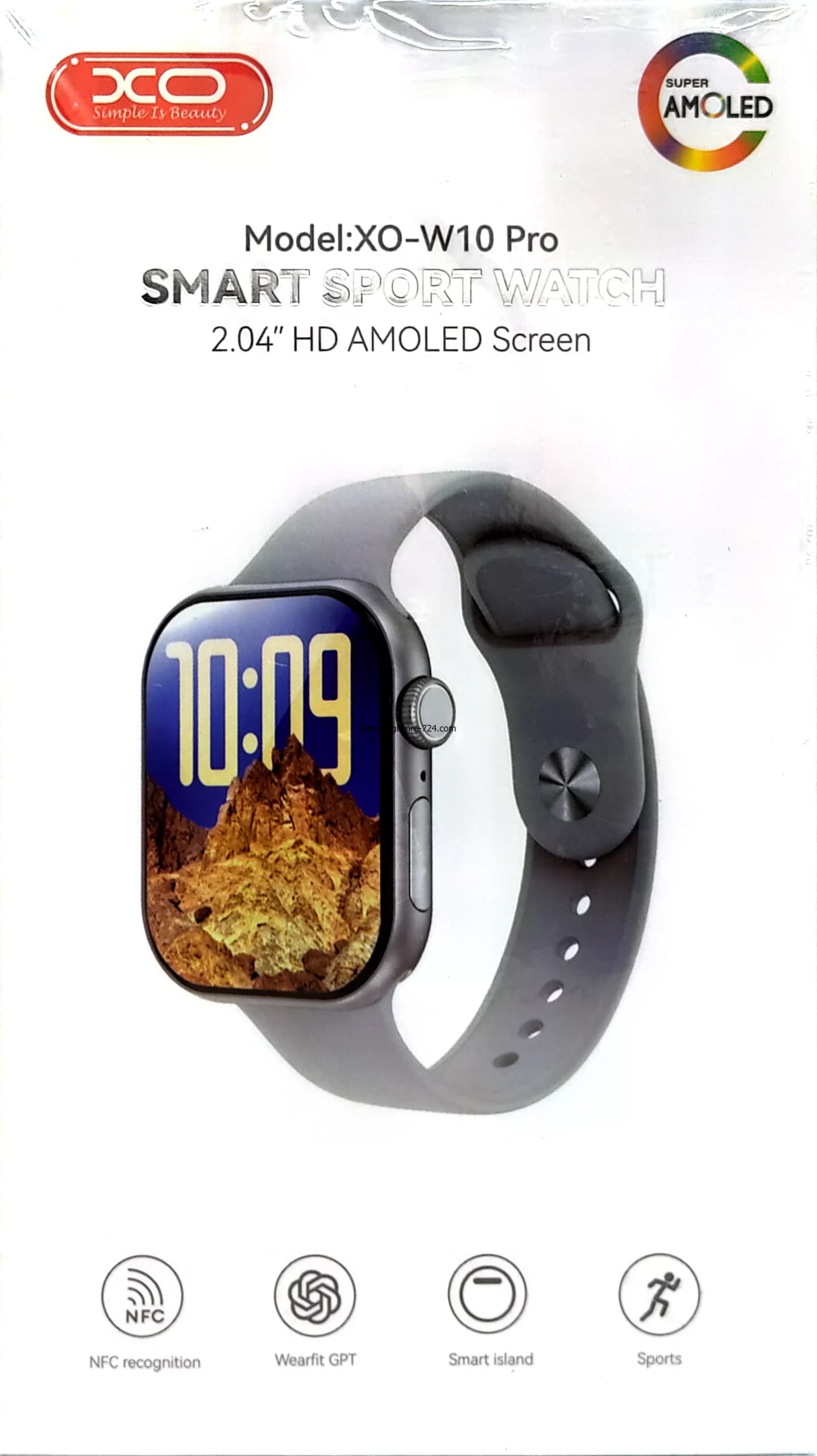 ساعت هوشمند برند XO مدل W10 pro AMOLED — تصویر ۵