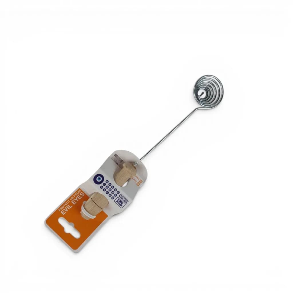 اسپند دودکن فلزی دسته چوبی کد WD6940 — تصویر ۲