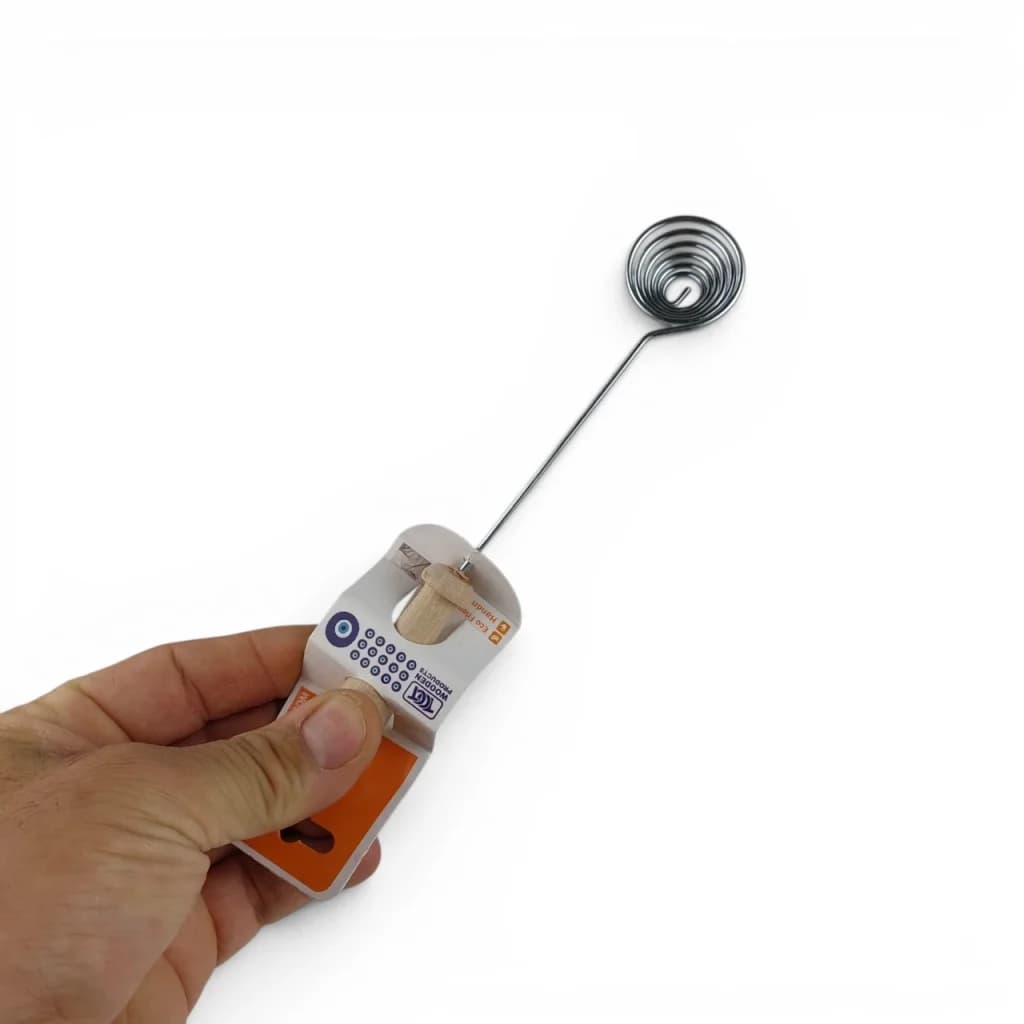 اسپند دودکن فلزی دسته چوبی کد WD6940 — تصویر ۴