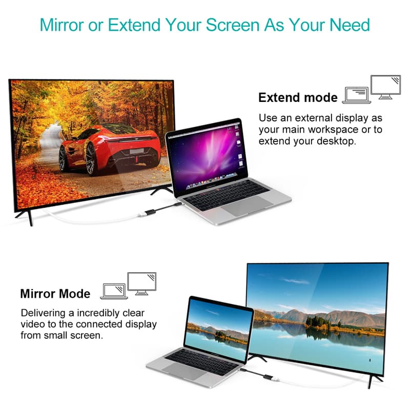 هاب 4k ساپورت USB-C به HDMI چویتک — تصویر ۴